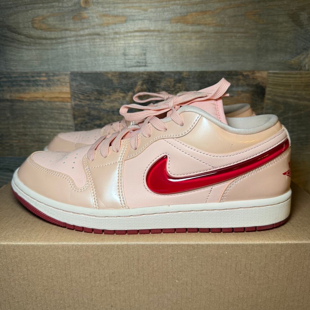 Jordan 1 Low SE Valentine's Day Sneakers - Women's Size 10